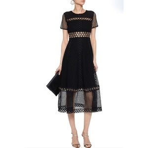Rome Lace-Overlay Dress